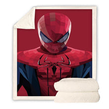 Load image into Gallery viewer, SpiderMan Throw Blanket Spiderman Fleece Blanket for Adult kids