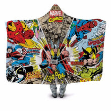 Load image into Gallery viewer, Spiderman Hooded Blanket