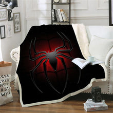 Load image into Gallery viewer, Spiderman Throw Blanket