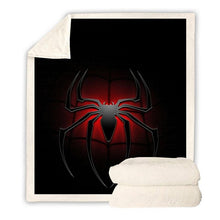 Load image into Gallery viewer, Spiderman Throw Blanket