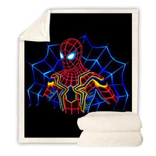 Load image into Gallery viewer, Spiderman Throw Blanket | Spider-Man Fleece Blanket for Adult Kids