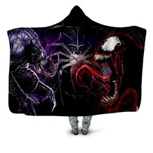 Load image into Gallery viewer, Spiderman-hooded-blanket