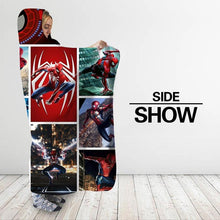 Load image into Gallery viewer, Spiderman Hooded Blanket