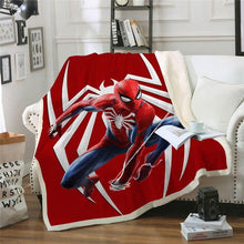 Load image into Gallery viewer, Spider-Man throw blanket