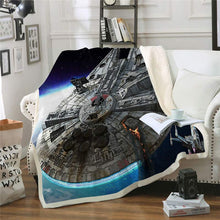 Load image into Gallery viewer, Star Wars Throw Blanket | Star Wars Fleece Blanket for Adult Kids