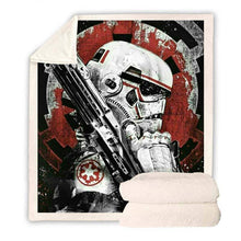 Load image into Gallery viewer, Star Wars Plush Throw Blanket