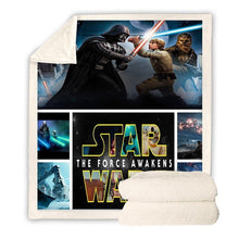 Load image into Gallery viewer, Star Wars Throw Blanket | Star Wars Fleece Blanket for Adult Kids