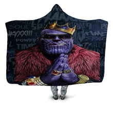 Load image into Gallery viewer, Thanos  hooded blanket