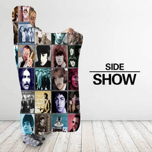 Load image into Gallery viewer, The Beatles Hooded Blanket