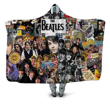 Load image into Gallery viewer, The Beatles Hooded Blanket