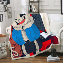 Load image into Gallery viewer, Undertale Sans Throw Blanket
