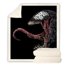 Load image into Gallery viewer, Venom throw blanket