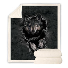 Load image into Gallery viewer, Wolf Blanket