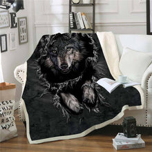 Load image into Gallery viewer, Wolf Blanket