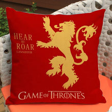 Load image into Gallery viewer, Game of Thrones 100% Cotton Throw Pillow Case Game of Thrones Decor Throw Pillow Cover