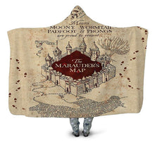 Load image into Gallery viewer, harry-potter-hooded-blanket