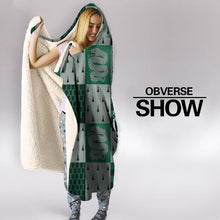 Load image into Gallery viewer, Slytherin-Hooded-Blanket