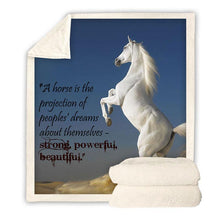 Load image into Gallery viewer, horse-throw-blanket
