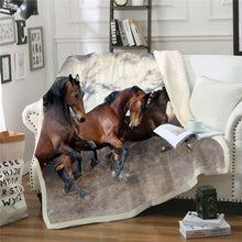 Load image into Gallery viewer, horse-throw-blanket