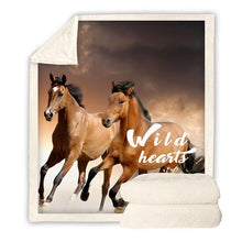 Load image into Gallery viewer, horse-throw-blanket