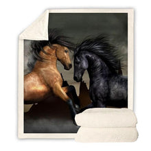 Load image into Gallery viewer, horse-throw-blanket