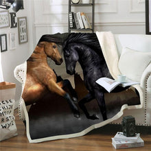 Load image into Gallery viewer, horse-throw-blanket