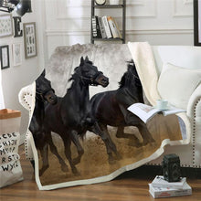 Load image into Gallery viewer, horse-throw-blanket