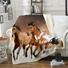Load image into Gallery viewer, horse-throw-blanket