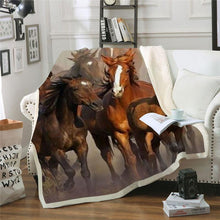 Load image into Gallery viewer, horse-throw-blanket