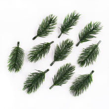 Load image into Gallery viewer, Green Pine Needle Artificial Flower Branch