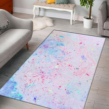 Load image into Gallery viewer, Pink 3D Printed Living Room Rug | Marble Pattern Aera Rug for Living Room