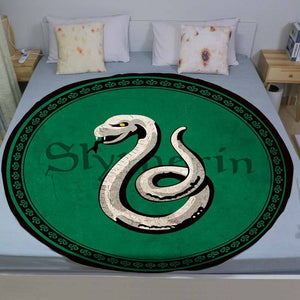 ARRY POTTER SLYTHERIN ROUND BLANKET FOR ADULTS AND KIDS