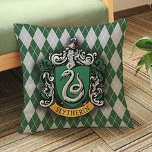 Load image into Gallery viewer, slytherin throw pillow