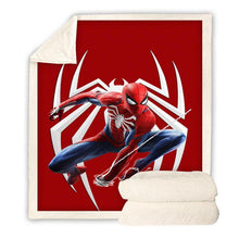 Load image into Gallery viewer, Spider-Man throw blanket