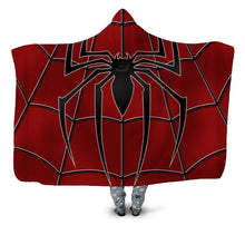 Load image into Gallery viewer, spiderman-hooded-blanket