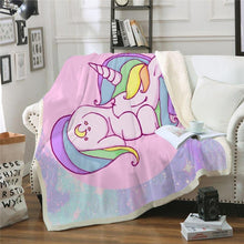 Load image into Gallery viewer, unicorn blanket
