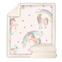 Load image into Gallery viewer, unicorn blanket